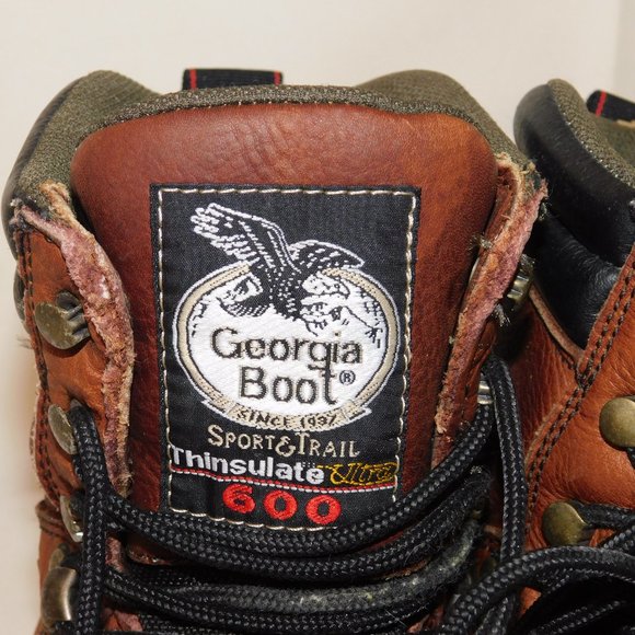 Georgia Boot Sport & Trail Thinsulate Ultra 600 Leather Work Boots Waterproof